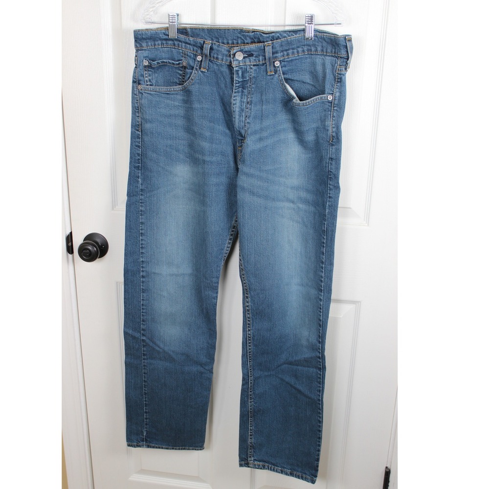 Levis Mens‎ 505 Regular Fit Jean Medium Indigo W36 L30